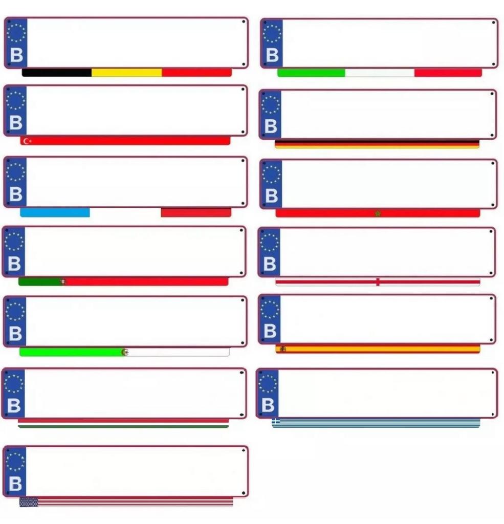 Kentekenplaathouder „BABY ON BOARD”, ., Nieuw, Ophalen of Verzenden, .