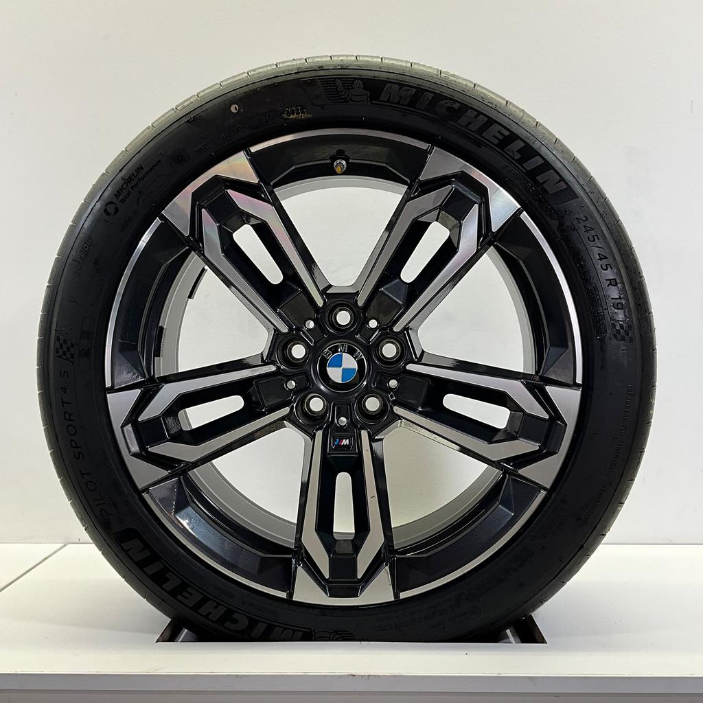 BMW IX1 X1 U11 IX2 X2 U10 SET VELGEN + ZOMERBANDEN 19 INCH O, Auto-onderdelen, Banden en Velgen, 19 inch, -, -, Banden en Velgen