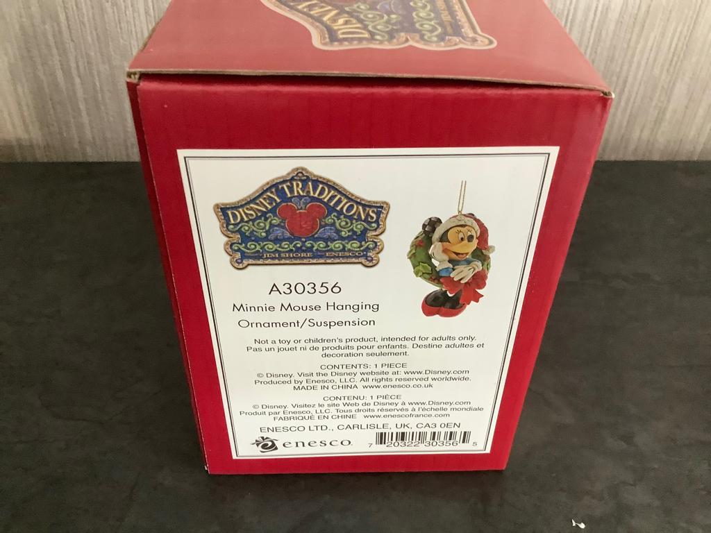 Disney Minnie Mouse Traditions hanging ornament (Nieuw), Verzamelen, Ophalen of Verzenden, Overige figuren, Zo goed als nieuw