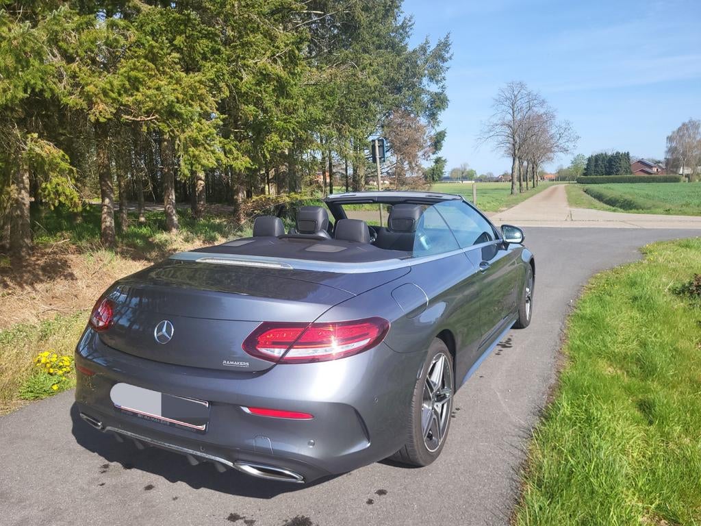 Mercedes C180 cabrio met vele opties, Auto's, Mercedes-Benz, Automaat, Achterwielaandrijving, Cabriolet, Grijs