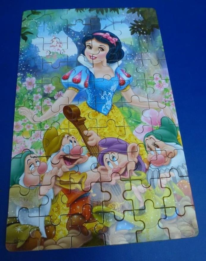 Puzzle Blanche-Neige Disney Princess 60 pièces, Enlèvement ou Envoi, Plus de 50 pièces, Utilisé, 2 à 4 ans