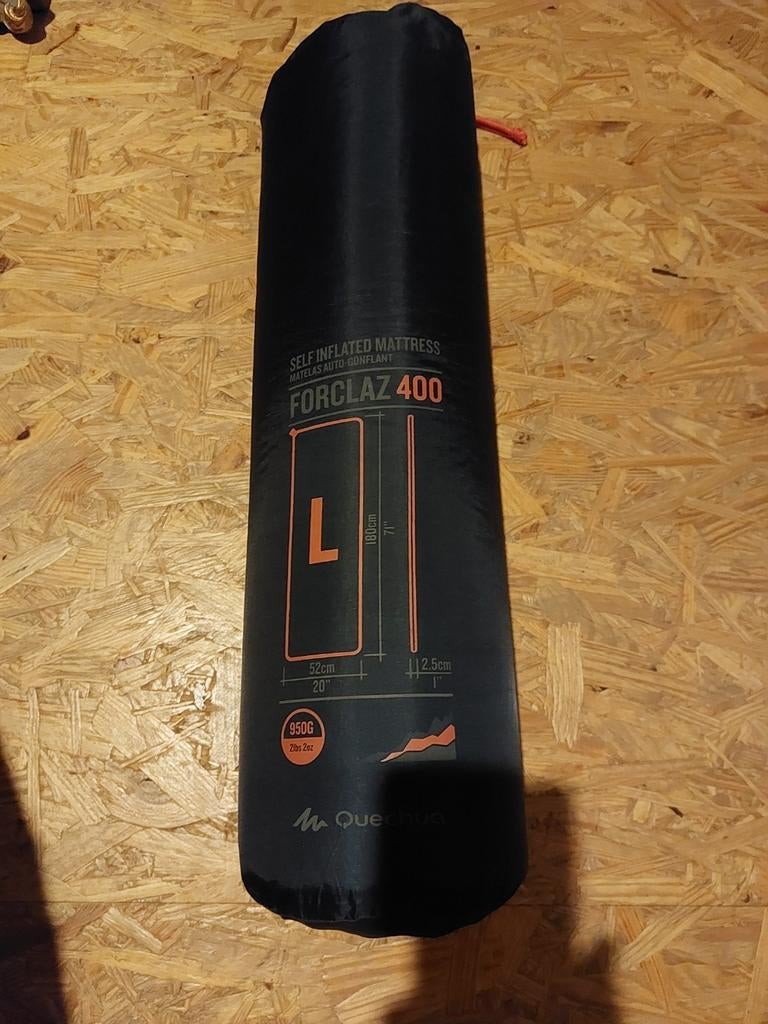 Decatlon/zelfopblazende matras, Ophalen