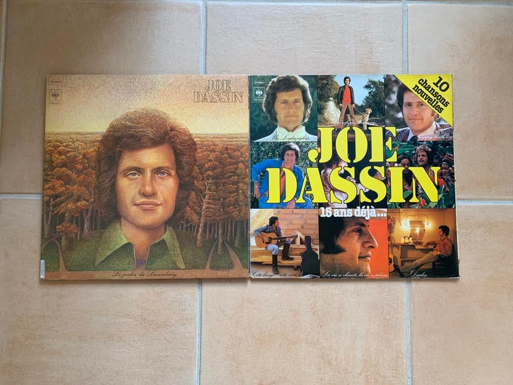 2 originele vinylplaten van Joe Dassin, CD & DVD, Vinyles | Compilations, Comme neuf, Classique, Enlèvement
