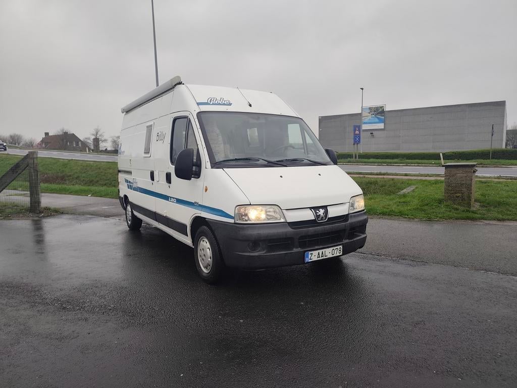 Reeds gekeurd vvk peugeot boxer 2.2hdi bj05 141dkm, Caravans en Kamperen, Mobilhomes, Buscamper of Camperbus, Bedrijf