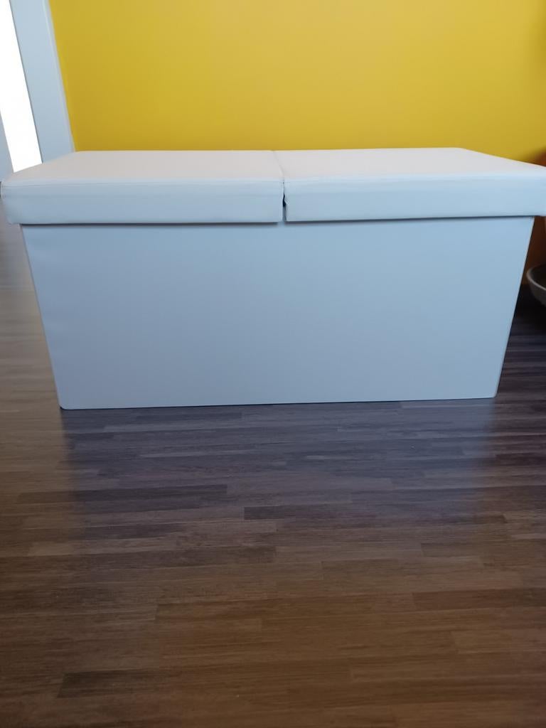 Stevige stoffen opbergbox met klapdeksel in uitstekende staa, Enlèvement, Comme neuf, Autres types