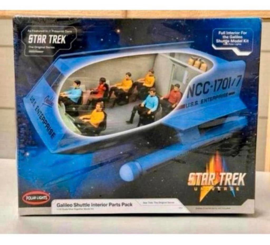 De intérieures navette Galileo Polar Lights 1:32 Star Trek, Enlèvement ou Envoi, Neuf, Statue, Réplique ou Modèle