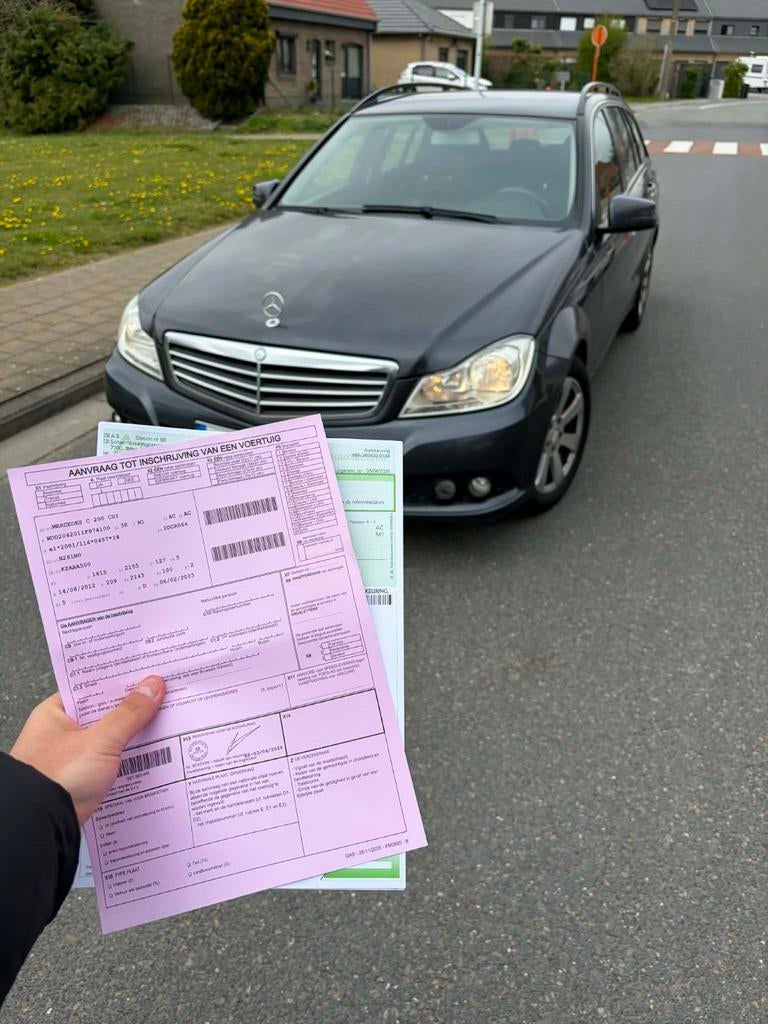 Mercedes C200 - EURO 5 - GEKEURD VOOR VERKOOP, Auto's, Euro 5, Zwart, 5 deurs, Particulier