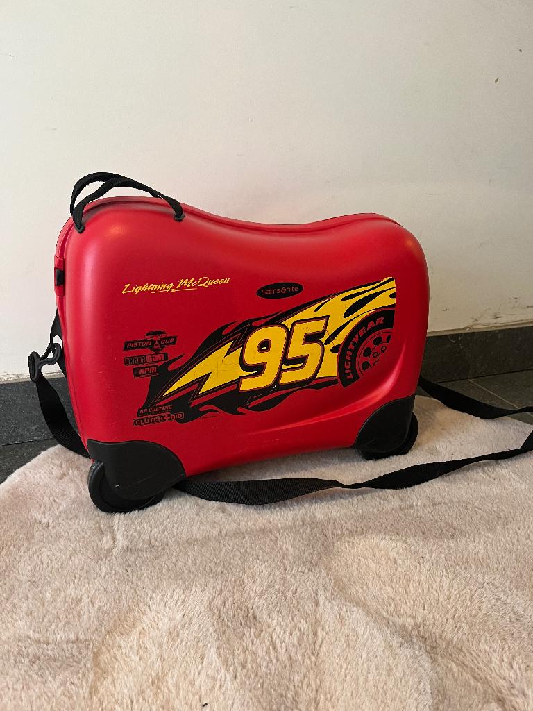 Kinderkoffer samsonite cars Disney, Handtassen en Accessoires, Koffers, Ophalen, Zo goed als nieuw, Hard kunststof, Wieltjes