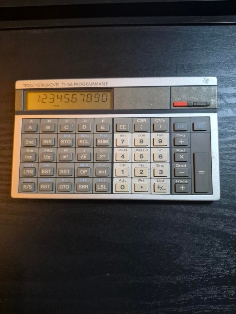 Calculatrice vintage Texas instruments Ti-66 1983, Enlèvement ou Envoi