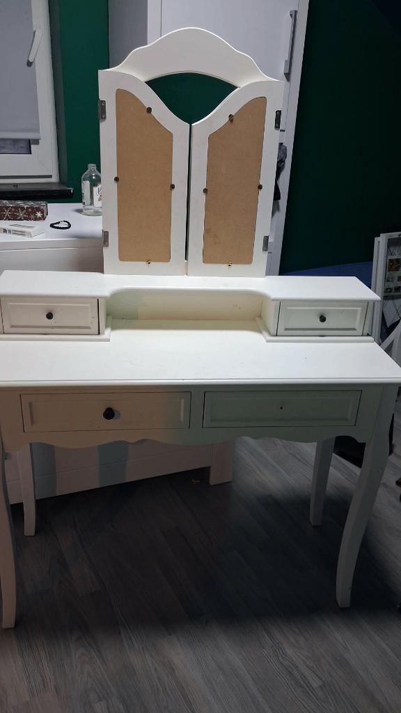 Kaptafel met spiegel, Huis en Inrichting, Ophalen, Gebruikt