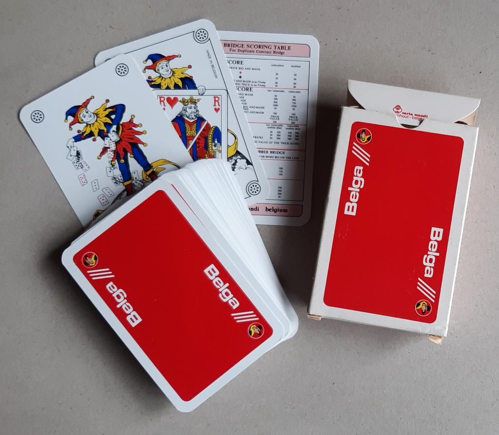 SPEELKAARTEN SIGARETTEN BELGA RECLAME TABAK TABAC, Ophalen of Verzenden, Speelkaart(en)