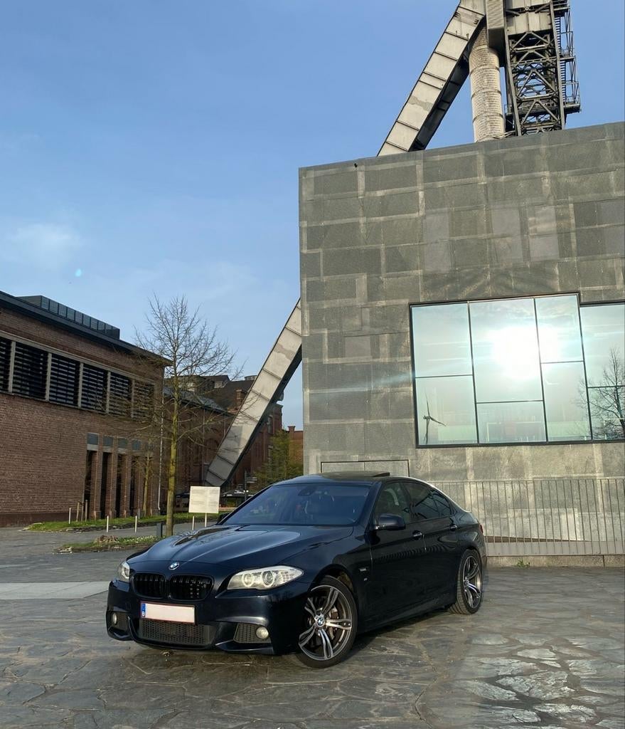 BMW 525d M-Pakket | 218pk |Full Option|Topstaat|Night vision, Auto's, Automaat, Diesel, Particulier, Dealer onderhouden