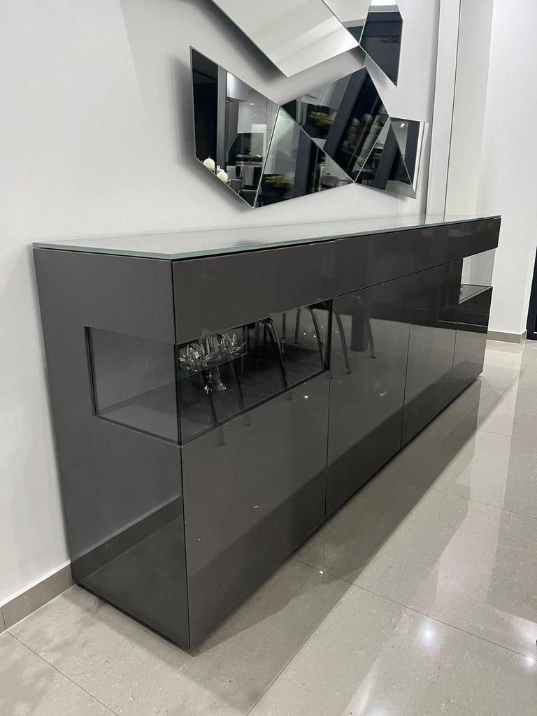 Reno Grey Mouse dressoir, Ophalen, Gebruikt, 200 cm of meer, Minder dan 100 cm