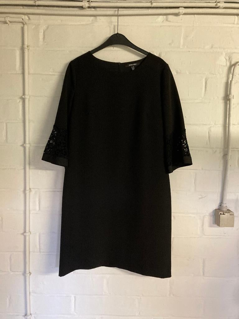 Zwart kleedje met kant aan de mouw, Marie Méro, maat 40, Kleding | Dames, Jurken, Maat 38/40 (M), Zwart, Marie Méro, Ophalen of Verzenden