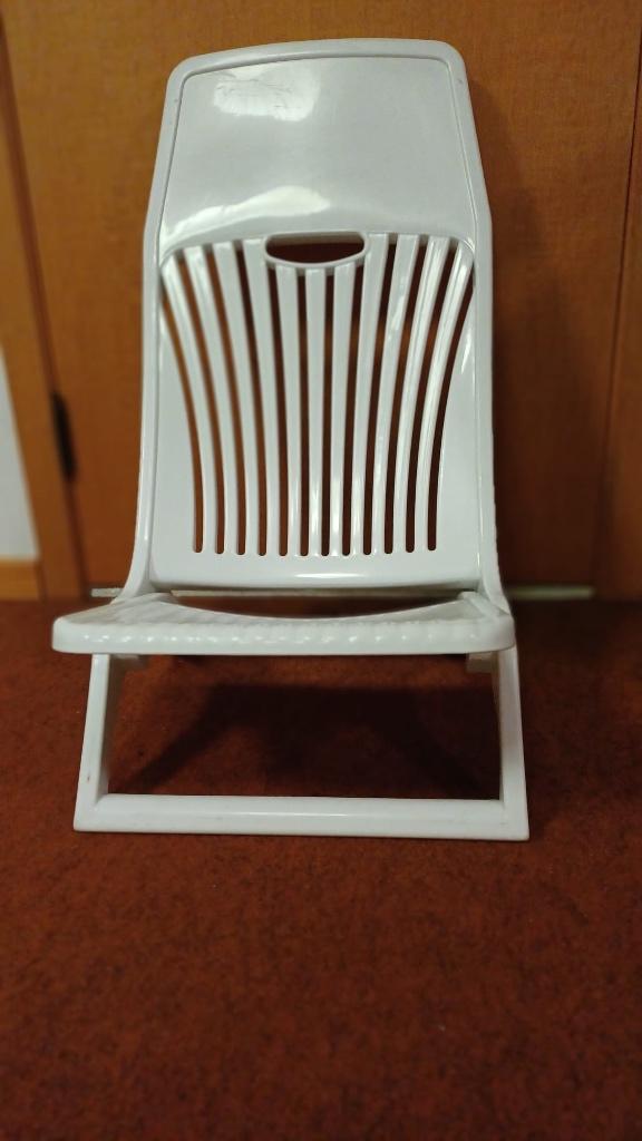 2 chaises de plage et chaises de jardin blanches, Jardin & Terrasse, Chaises de jardin, Comme neuf, Synthétique, Pliant, Enlèvement