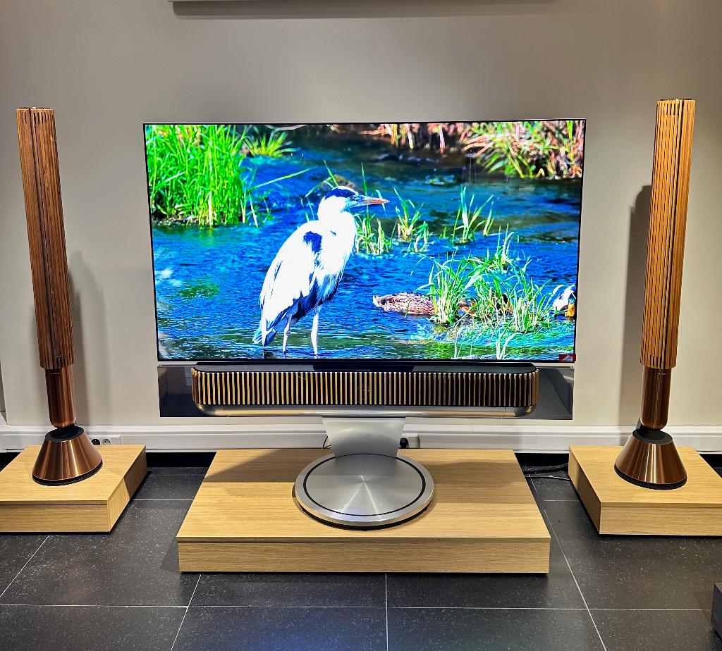 Bang & Olufsen Beovision Theatre 65 + LG65" G5 Oled 4K - B&O, Info@bang-olufsen.dk, Comme neuf, Enlèvement, 100 cm ou plus