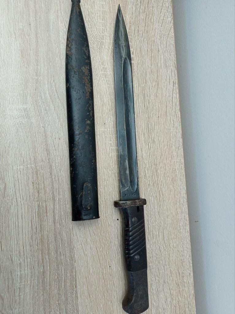 WO2 bajonet k98, Ophalen