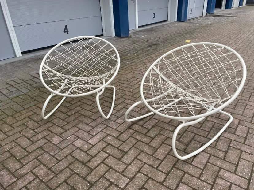 Vintage schommelstoel design niels gammelgaard, Ophalen, Zo goed als nieuw