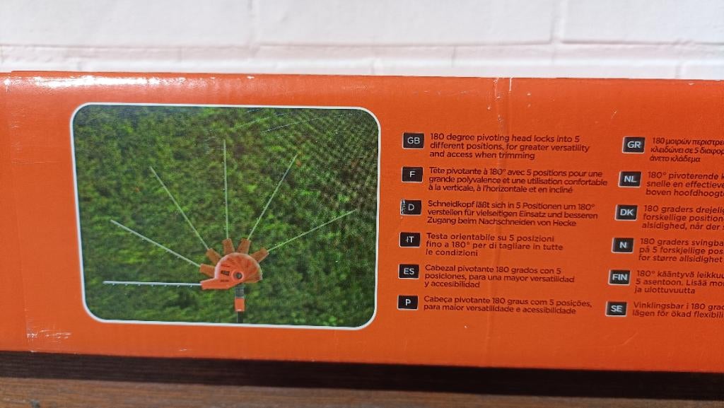 Heggenschaar black en decker, Tuin en Terras, Heggenscharen, Ophalen, Zo goed als nieuw, Elektrisch, Black & Decker