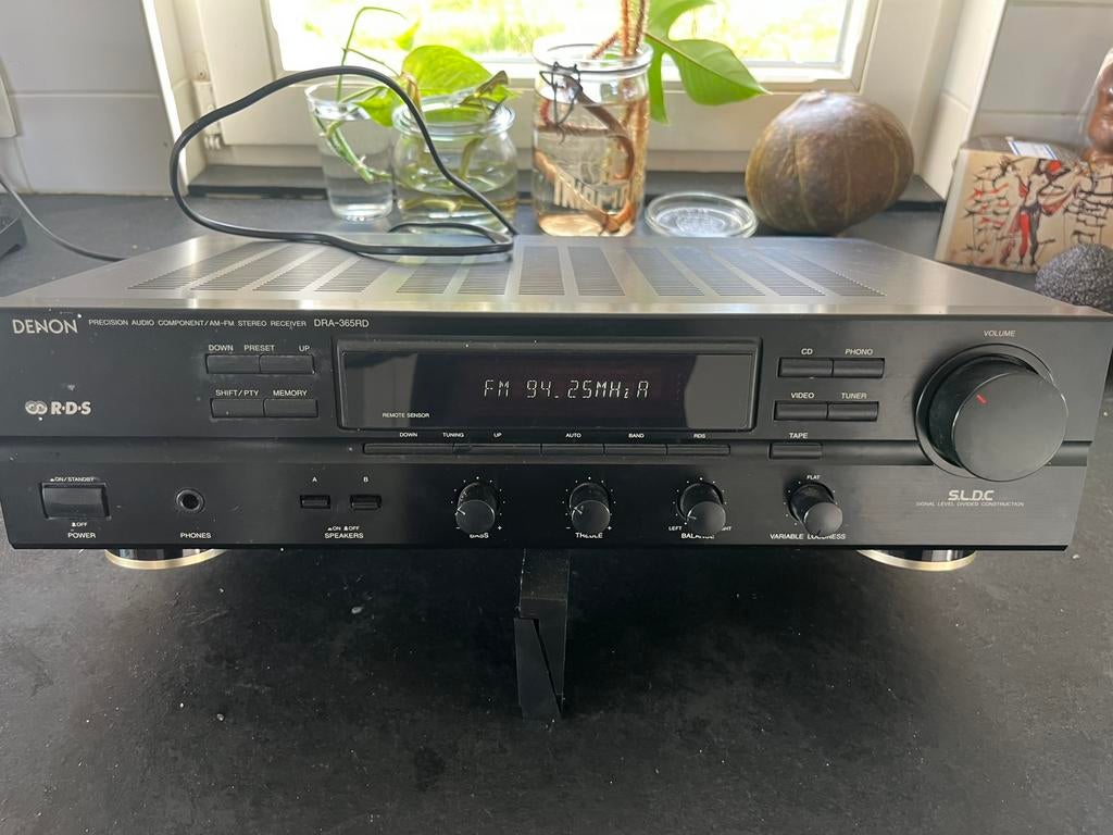 Receiver (versterker en tuner) Denon DRA-365RD, TV, Hi-fi & Vidéo, Enlèvement, Comme neuf, Denon