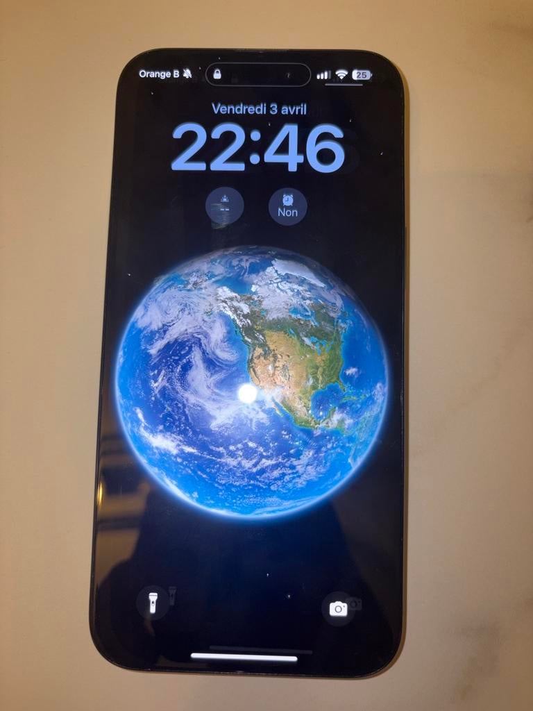 Iphone 15 pro max 256gb noir titanium, Telecommunicatie, Mobiele telefoons | Apple iPhone, IPhone 15, Zwart, Zo goed als nieuw