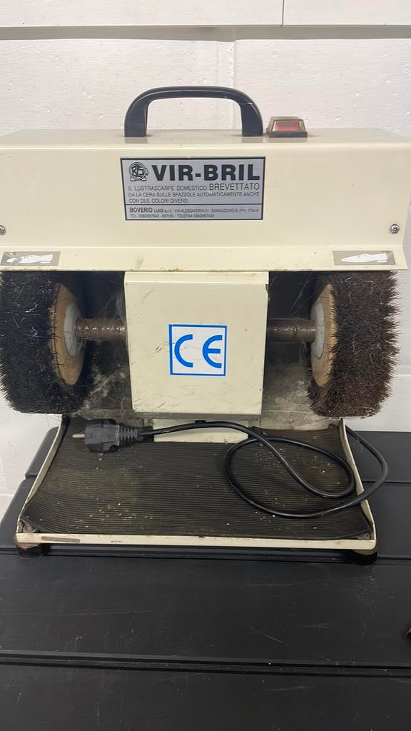 Schoenpoetsmachine, Ophalen, Gebruikt