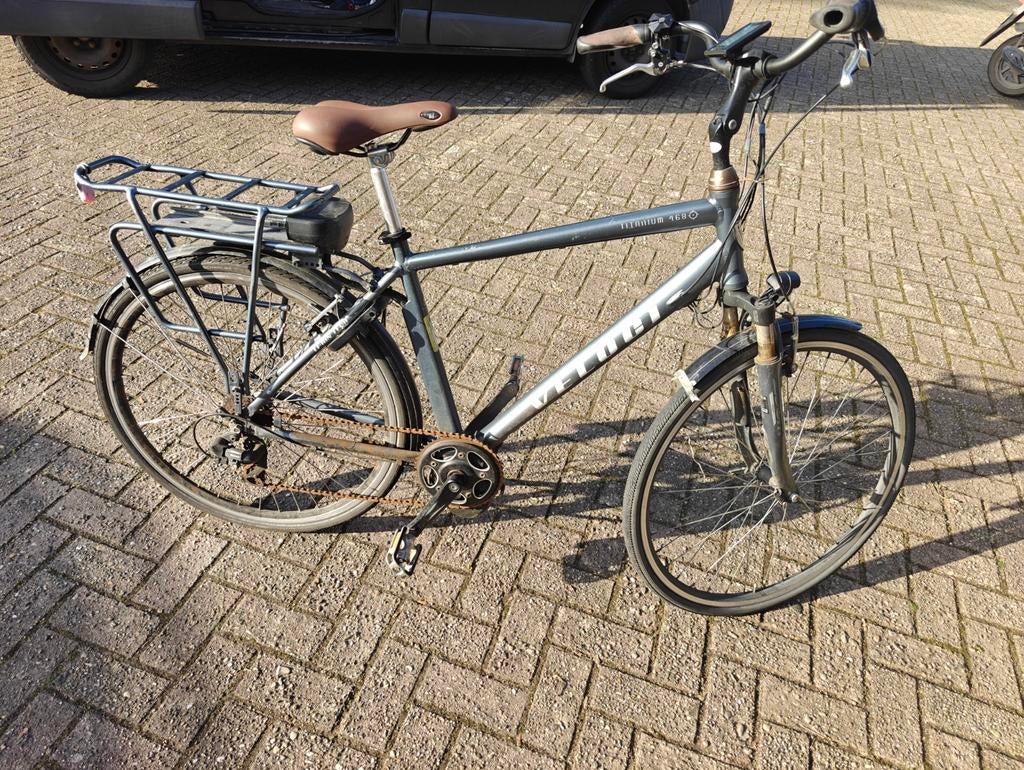 Elektrische fiets veloci met batterij maar geen lader, Ophalen of Verzenden