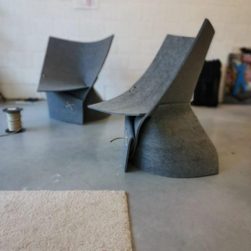 2 design loungezetels, Ophalen