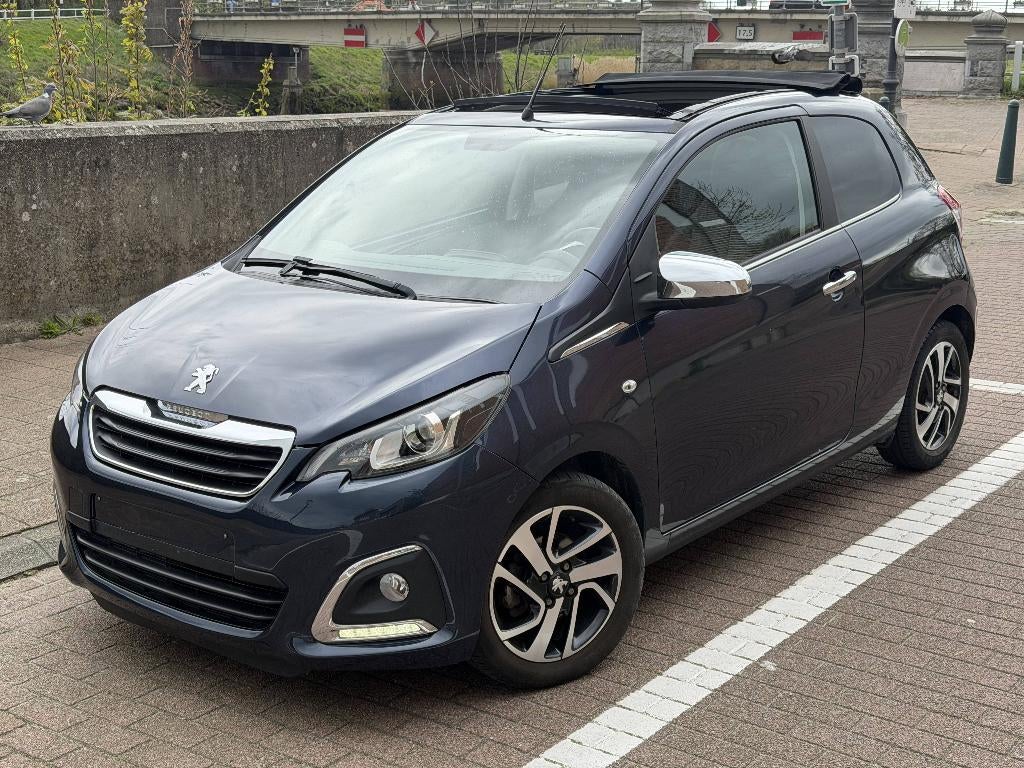 Peugeot 108 TOP Cabrio Allure - 1.2i - 68570km - 82pk Camera, Autos, Peugeot, Euro 5, Achat, Entreprise, Boîte manuelle