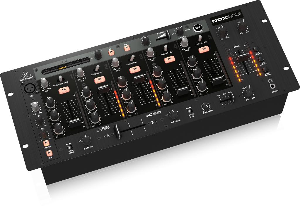 Behringer NOX1010 Premium DJ Mixer, Muziek en Instrumenten, Ophalen of Verzenden, Zo goed als nieuw, 5 tot 10 kanalen, Microfooningang