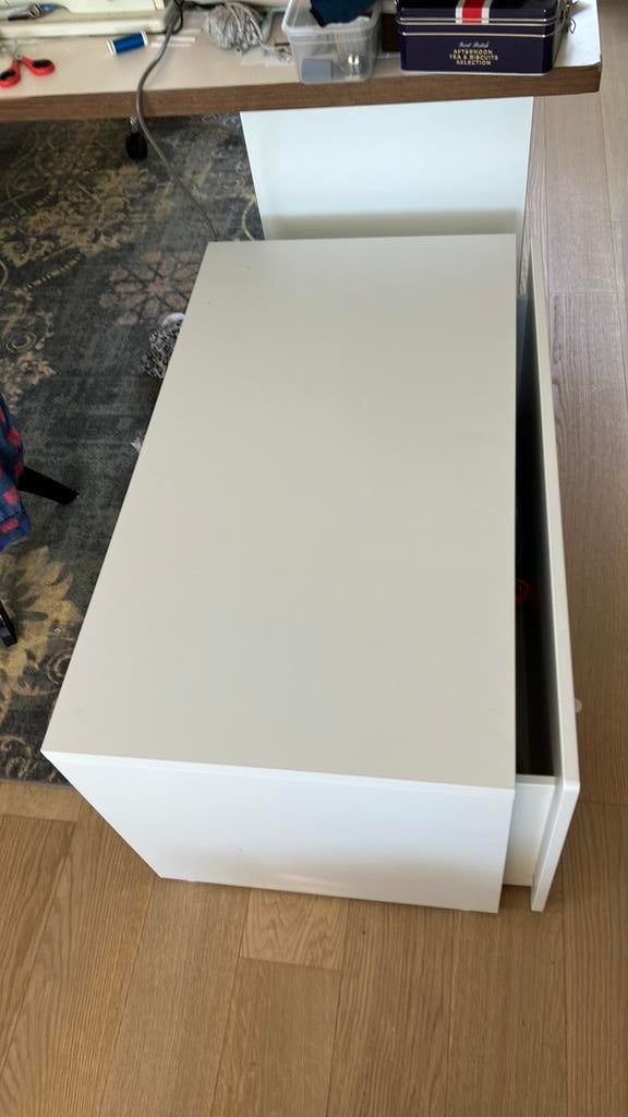 Boîte de rangement Ikea, banc de rangement, bureau, enfant, Modern scandinavisch, Moins de 100 cm, Comme neuf, Enlèvement