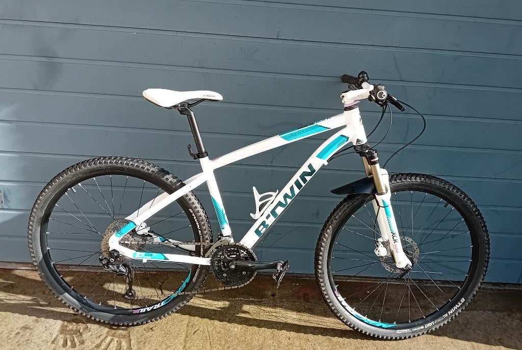 MTB B-Twin Rockrider 540 27,5" maat M, Vélos & Vélomoteurs, VTT semi-rigide, Enlèvement, Utilisé, Autres marques