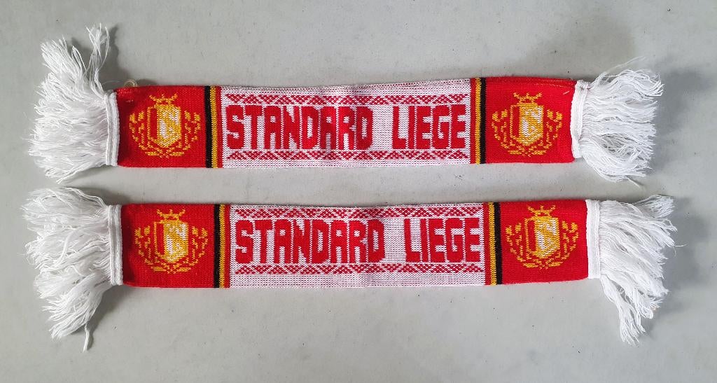 Lot de 2 petites écharpes Standard de Liège - Vintage, Enlèvement ou Envoi