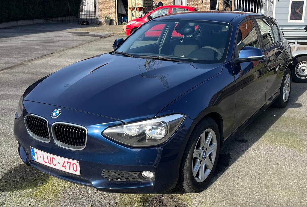 BMW 116d F20 3750 euro, Auto's, Euro 5, 1995 cc, Zwart, Blauw