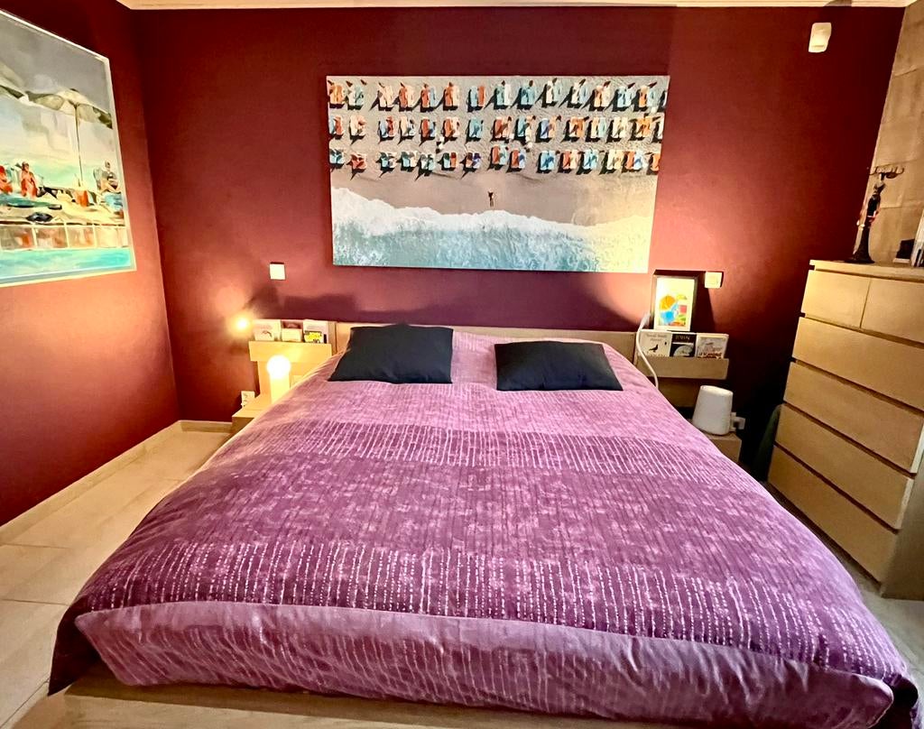 Lit 160 complet, Enlèvement, Utilisé, Deux personnes, Lit Ikea