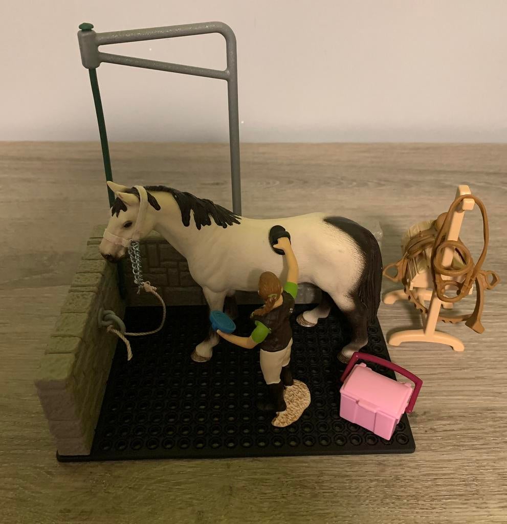 Centre de lavage Schleich quelques défauts, Enlèvement, Utilisé