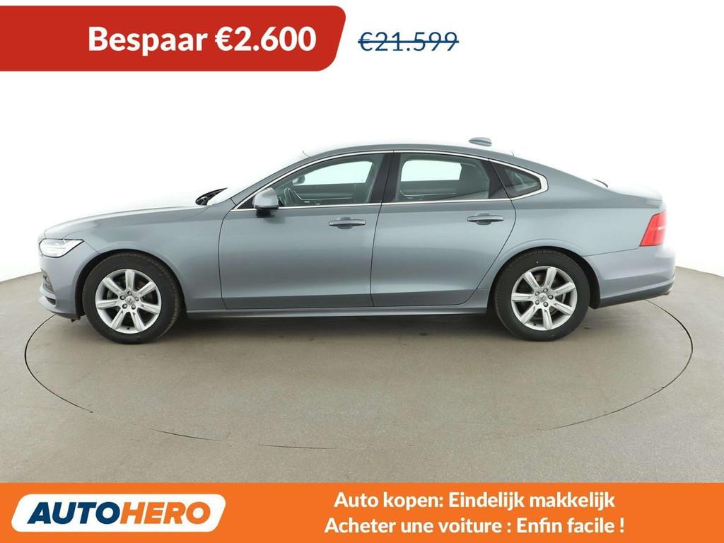 Volvo S90 2.0 D4 Momentum (année de construction 2019), Autos, Volvo, Cuir, Argent ou Gris, Achat, Automatique