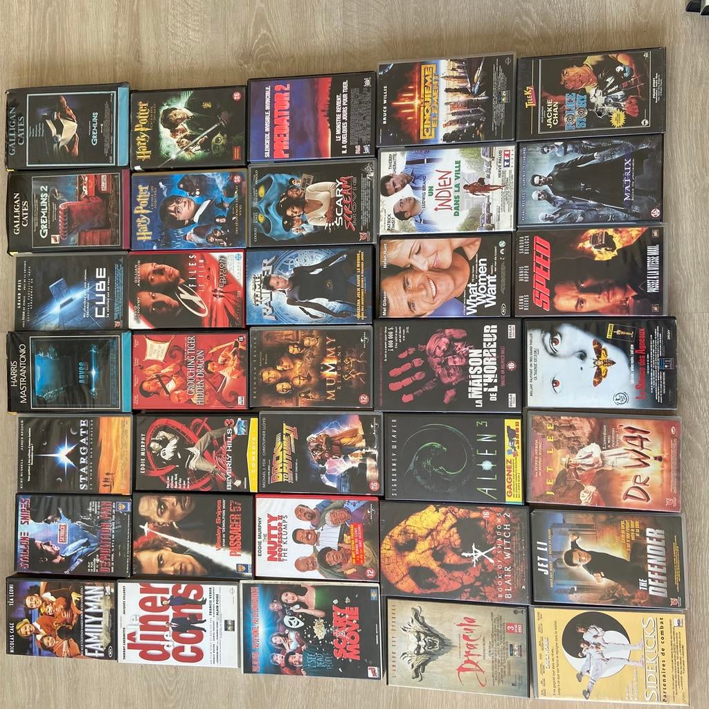 Grote collectie VHS-films 200±, Cd's en Dvd's, VHS | Film, Gebruikt, Overige genres, Ophalen of Verzenden