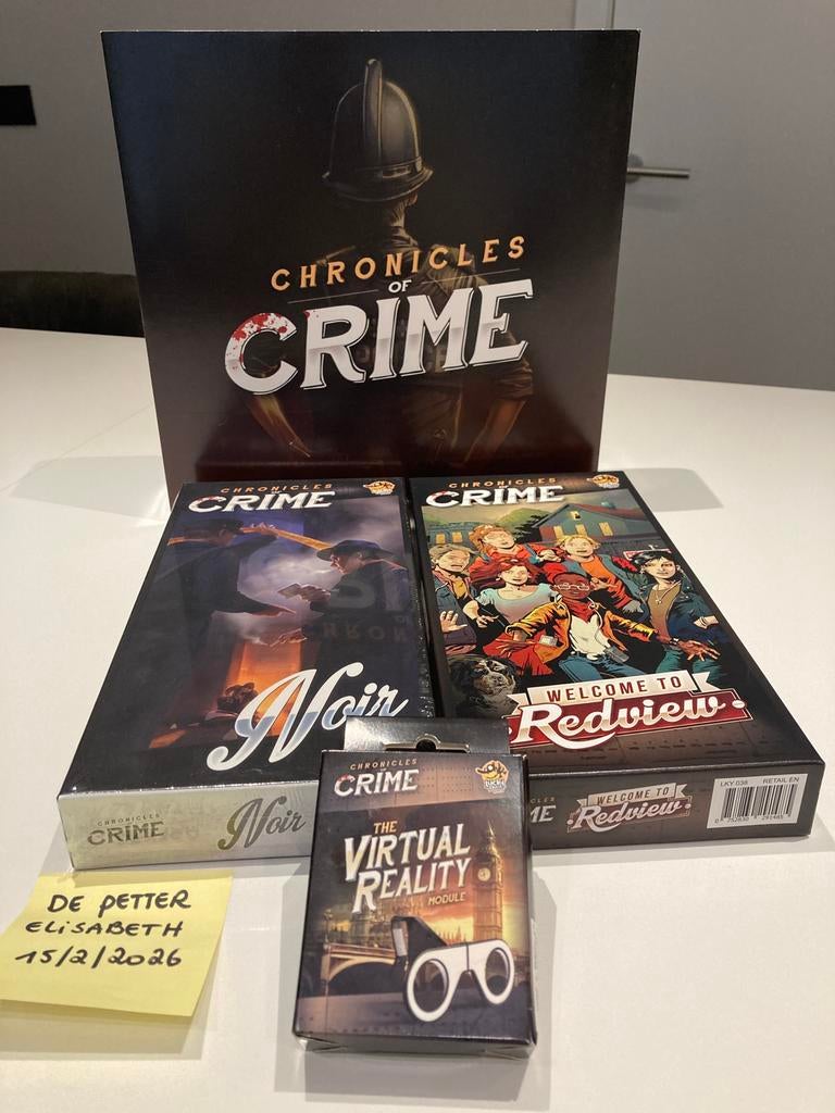Chronicles of crime (kickstarter ultimate set), Ophalen, Nieuw