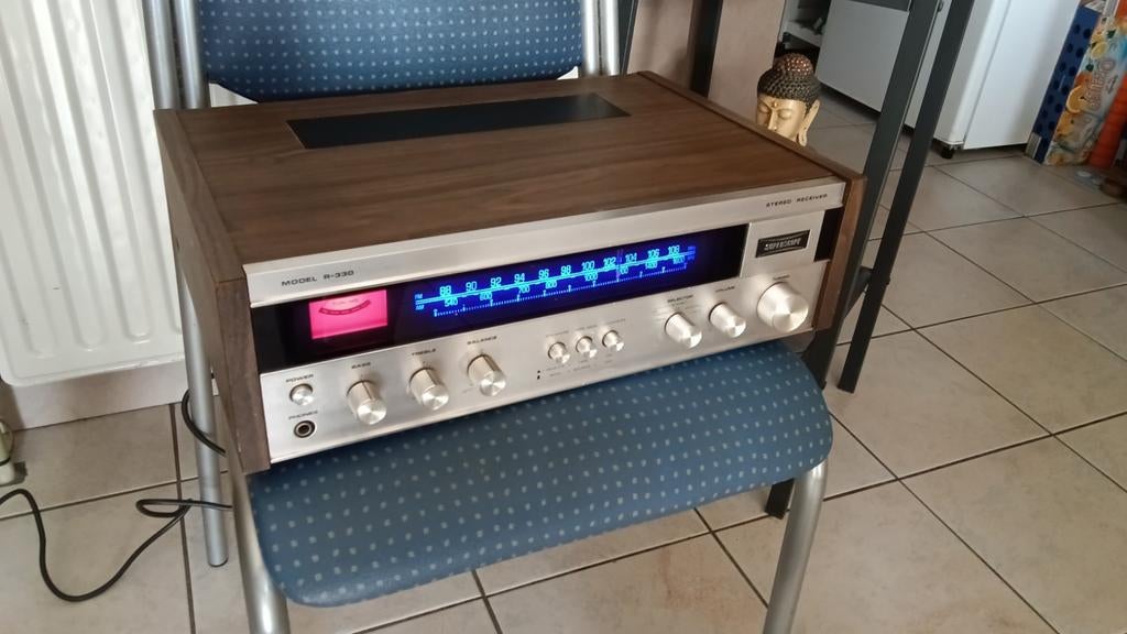 Superscope R-330 stereo receiver - gereviseerd model 1973, Enlèvement, Reconditionné