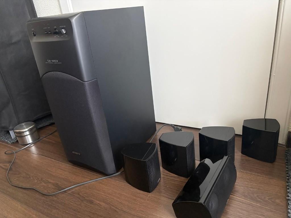 5.1 Surround — Canton MX + caisson de basses actif Sony, Enlèvement ou Envoi, Utilisé, Système 5.1, Autres marques