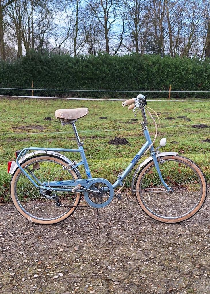 Toffe retro vintage plooifiets, vouwfiets van Motobécane., Fietsen en Brommers, Ophalen, Gebruikt, Overige merken, Versnellingen