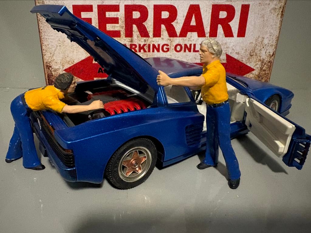 Ferrari Testarossa, Hobby & Loisirs créatifs, Voitures miniatures | 1:18, Comme neuf, Burago, Enlèvement