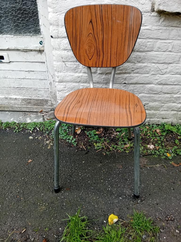 Formica keukenstoel, Ophalen, Gebruikt, IJzer