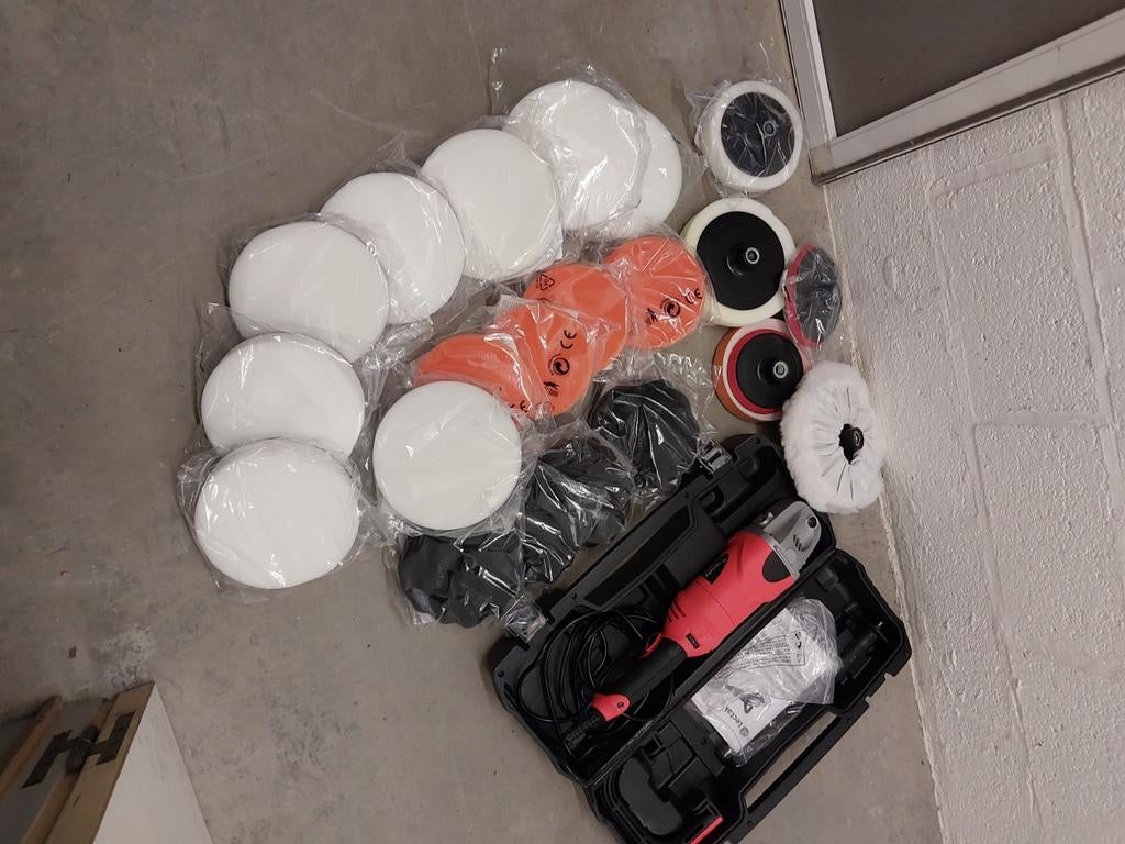 Polijstmachine met accessoires - Nieuwstaat!, Ophalen