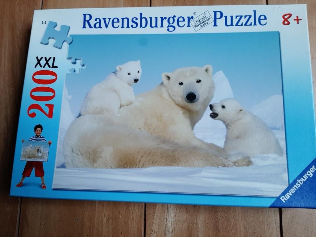 Ravensburger puzzel met ijsberen 200 stukjes, Ophalen, Zo goed als nieuw