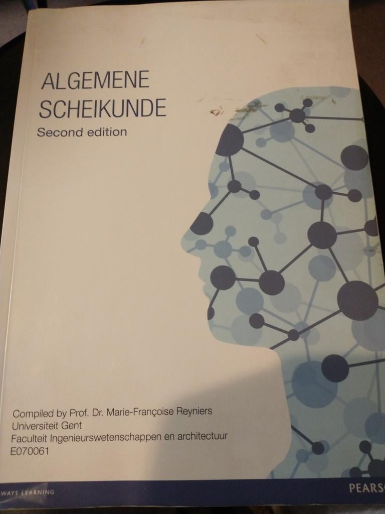 Algemene scheikunde - Prof Dr Reyniers, Boeken, Schoolboeken, Ophalen of Verzenden, Zo goed als nieuw, Scheikunde