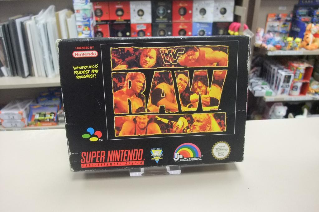WWF raw cib eur snes, Games en Spelcomputers, Games | Nintendo Super NES, Gebruikt, Vechten, 2 spelers, Ophalen of Verzenden