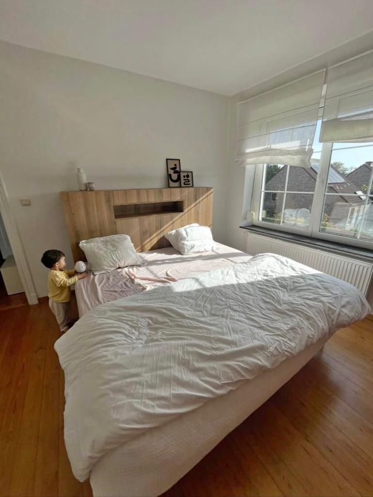 À donner , Magnifique Tête de lit ( voir conditions ), Huis en Inrichting, Slaapkamer | Bedden, Zo goed als nieuw, Hout, Bruin