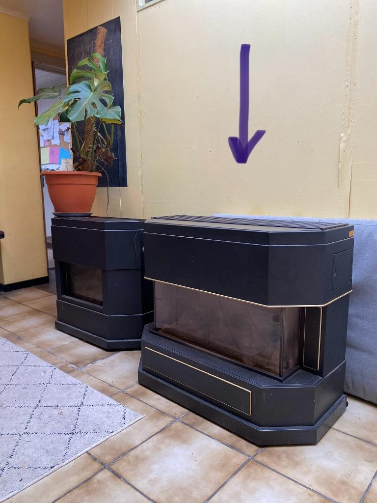 Gaskachel WellStraler 11,63 kWh, Ophalen, 30 tot 80 cm, Gebruikt, Kachel